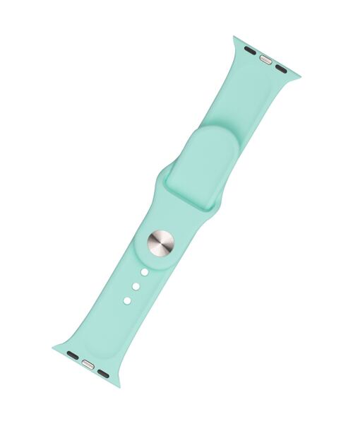 Set silikonových řemínků FIXED Silicone Strap pro Apple Watch 42/44/45/46/49mm, sytě zelený