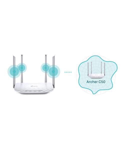 TP-Link Archer C50 V4 AC1200 WiFi DualBand Router