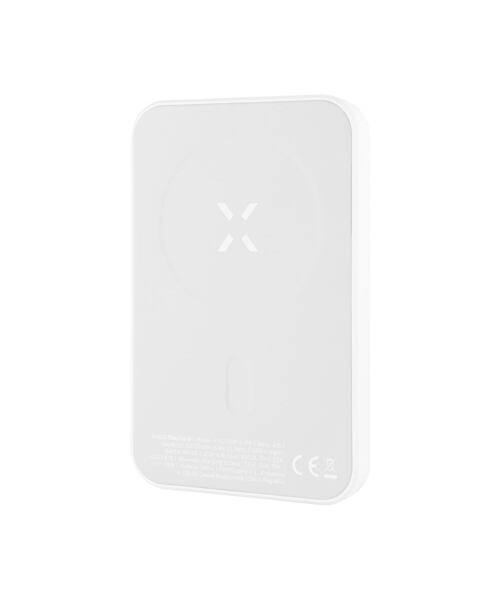 Powerbanka FIXED MagZen s bezdrátovým nabíjením a podporou Magsafe, 6 000 mAh, bílá