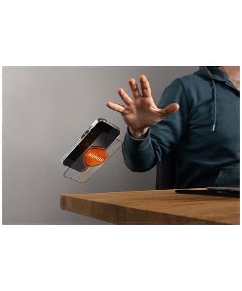 Prémiové ochranné tvrzené sklo FIXED Armor s aplikátorem pro Apple iPhone 7/8/SE (2020/2022), černé