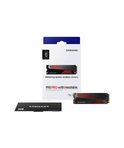 Samsung 990 PRO/4TB/SSD/M.2 NVMe/Heatsink/5R