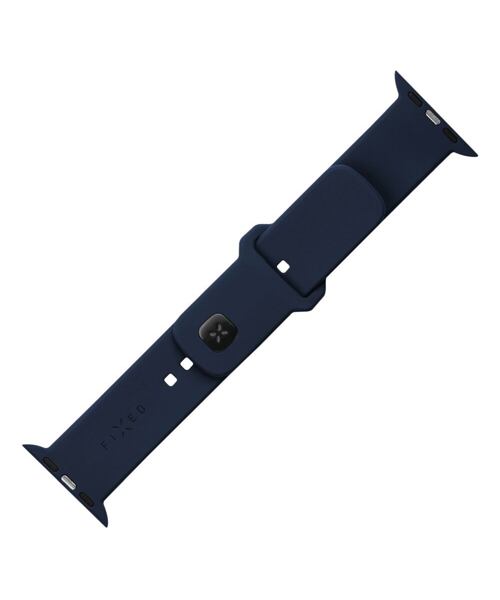 Set silikonových řemínků FIXED Silicone Sporty Strap pro Apple Watch 42/44/45/46mm, modrý