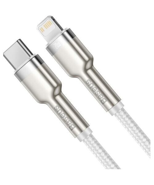 Baseus Datový kabel Cafule USB-C/Lightning PD 20W 2m bílý