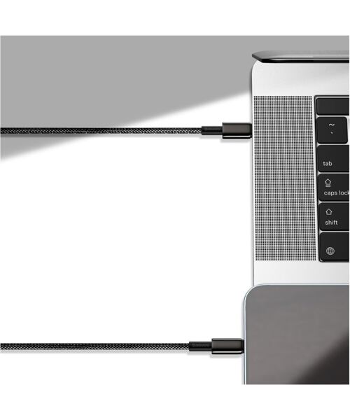 Baseus CATLWJ-01 Tungsten Gold Fast Charge Kabel USB-C to Lightning 20W 1m Black