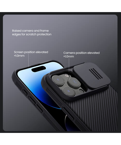 Nillkin CamShield PRO Zadní Kryt pro Apple iPhone 16 Pro Max Black