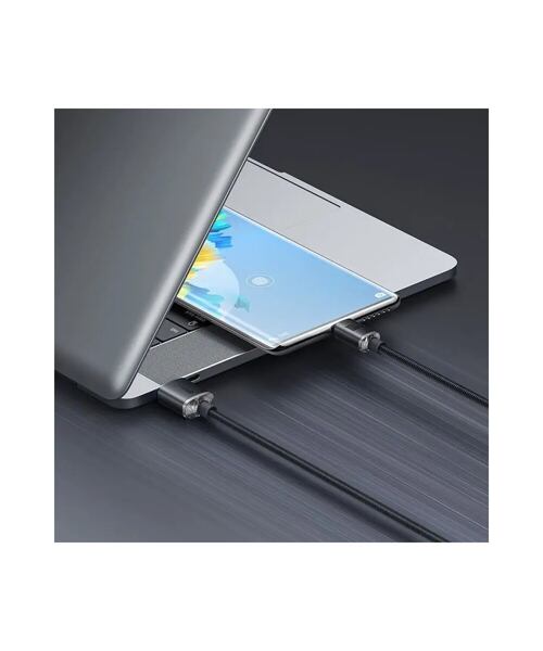 Baseus CAJY000401 Crystal Shine Series Datový Kabel USB - USB-C 100W 1,2m Black