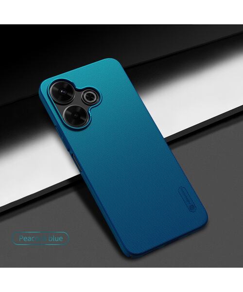 Nillkin Super Frosted Zadní Kryt pro Xiaomi Redmi 13 4G/Poco M6 4G Peacock Blue