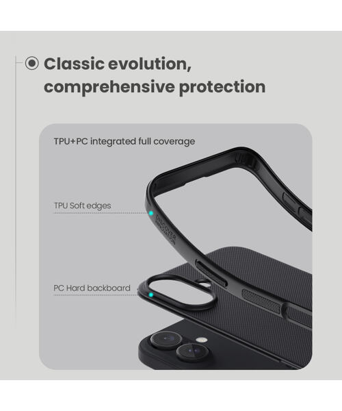 Nillkin Super Frosted PRO Magnetic Zadní Kryt pro Apple iPhone 16 Black