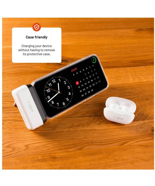 Powerbanka FIXED Zen 5 Plug-in s výstupem PD 20W, 5 000 mAh, bílá