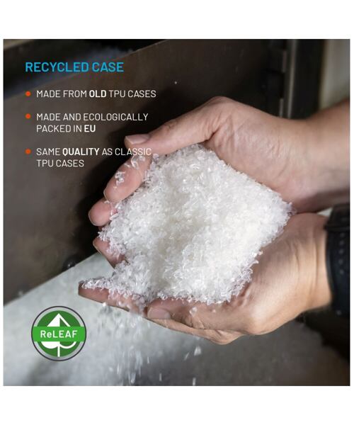 TPU gelový kryt FIXED ReStory AntiUV pro Apple iPhone 16 Plus, čirý