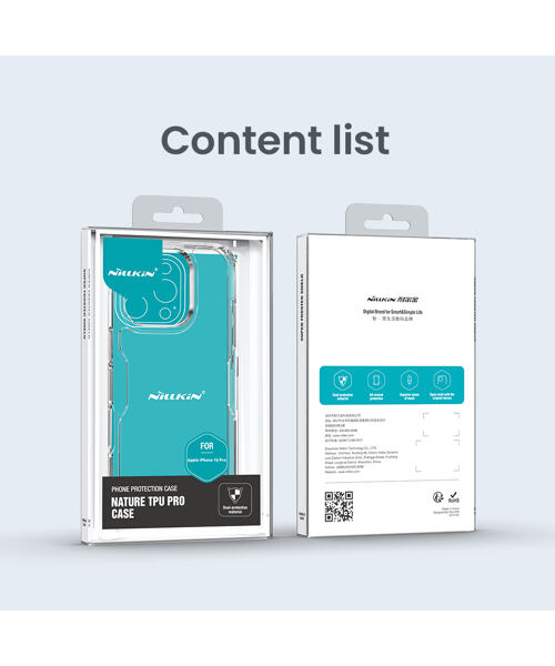 Nillkin Nature TPU PRO Kryt pro Apple iPhone 16 Pro Transparent