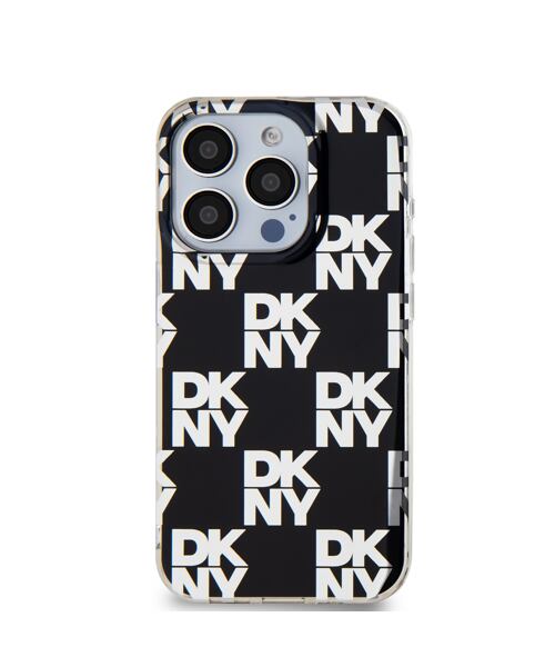 DKNY PC/TPU Checkered Pattern Zadní Kryt pro iPhone 14 Pro Max Black