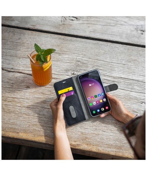 Pouzdro typu kniha FIXED Opus pro Apple iPhone 16 Plus, černé