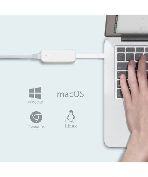 TP-Link UE300C USB 3.0 type-C na gigabitový ethernetový síťový adaptér