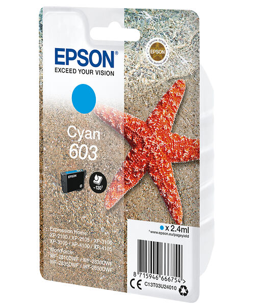 Epson singlepack, Cyan 603
