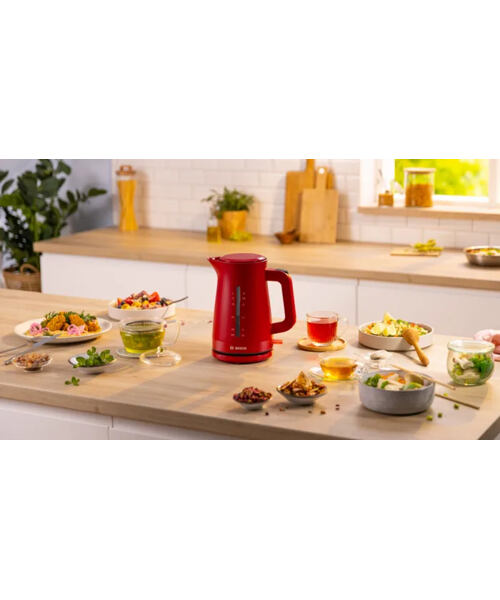 Bosch TWK3M124 elektrická konvice 1,7 l 2400 W Červená