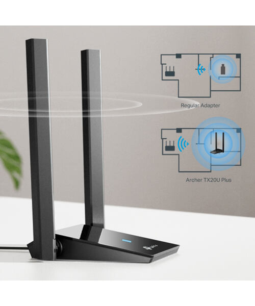 TP-link Archer TX20U Plus High Gain Dual Band WiFi6 USB adapter