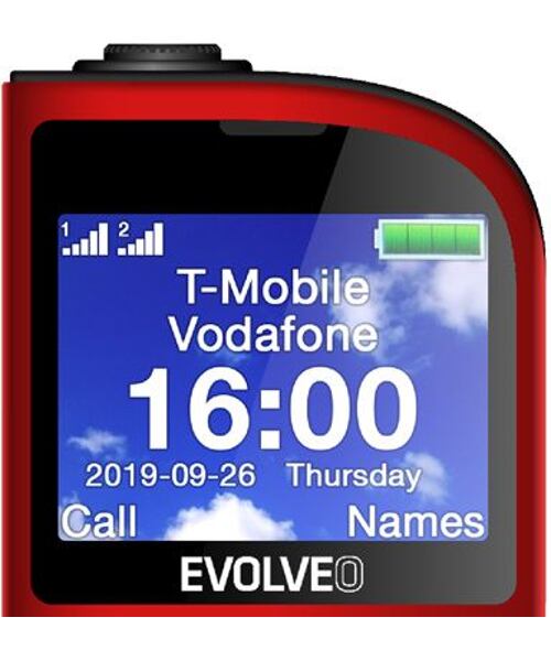 EVOLVEO EasyPhone FL Red