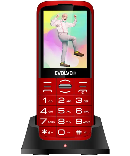 EVOLVEO EasyPhone XO Red