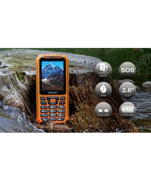 EVOLVEO StrongPhone Z6 Dual SIM Orange