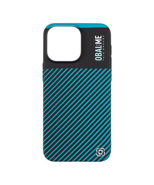 OBAL:ME Flossy Stripes Kryt pro Apple iPhone 15 Pro Max Black/Teal
