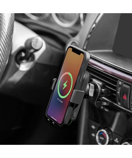 OBAL:ME GravCharger Bezdrátový Nabíjecí Držák do Auta 15W Black