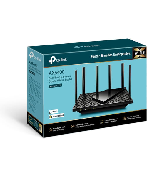 TP-Link Archer AX73, AX5400 USB3.0 WiFi6 router