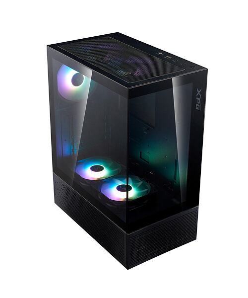 Adata XPG INVADER X MINI/Midi Tower/Transpar./Černá