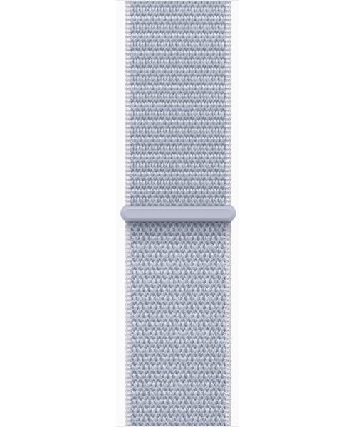 Apple Watch Series 10 GPS+Cellular 42mm Silver Aluminium Case with Blue Cloud Sport Loop