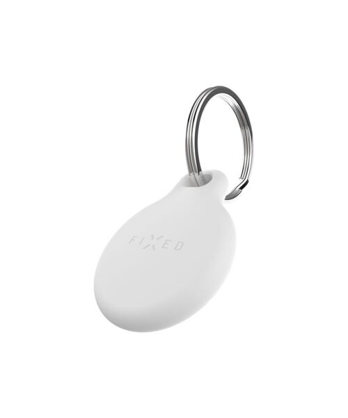 Silikonové pouzdro FIXED silky pro Apple AirTag 4ks, 2x černé + 2x bílé