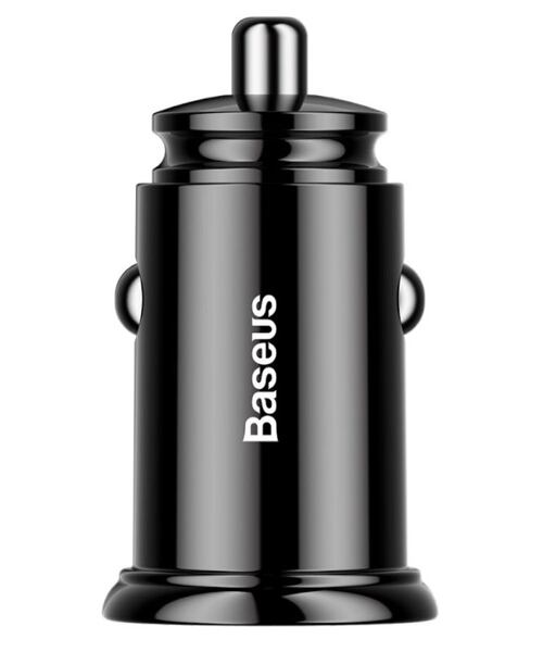 Baseus CCALL-YD01 Circular Nabíječka do Auta 2xUSB QC3.0 30W Black