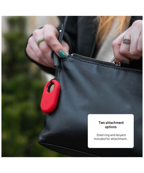 Silikonové pouzdro FIXED Silky pro Samsung SmartTag2, červené