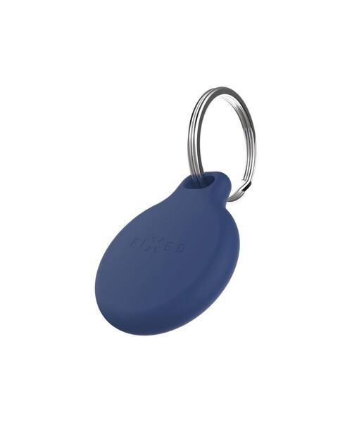 Silikonové pouzdro FIXED silky pro Apple AirTag, modré