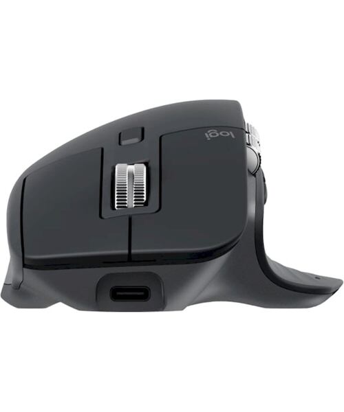 Logitech MX Master 3S/Kancelářská/Laserová/Pro praváky/8 000 DPI/USB+BT/Grafitová