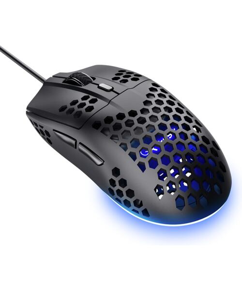 Trust Gaming GXT 928 Helox/Herní/Optická/Pro praváky/6 400 DPI/Drátová USB/Černá