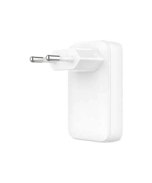 Síťová GaN nabíječka FIXED Slim s USB-C výstupem a podporou PD, 30W, bílá