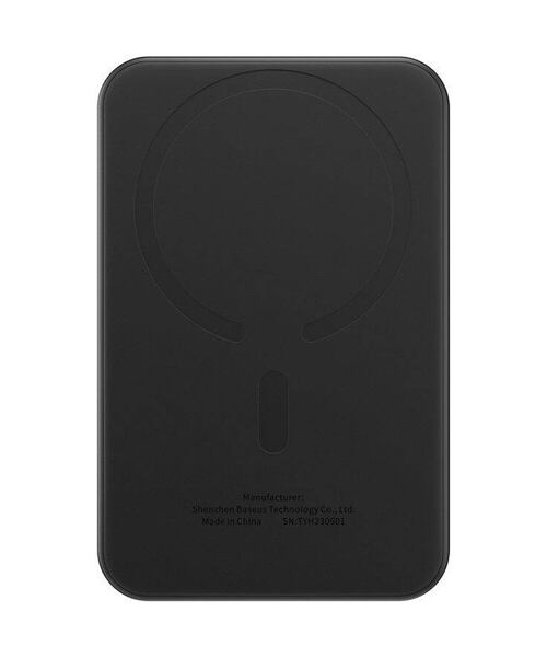 Baseus power banka Mini s bezdrátovým nabíjením 5000 mAh 20W USB-C černá