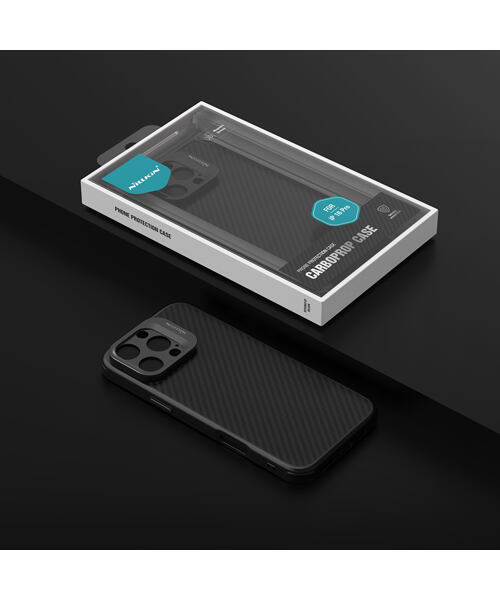 Nillkin CarboProp Aramid Magnetic Zadní Kryt pro Apple iPhone 16 Pro Black