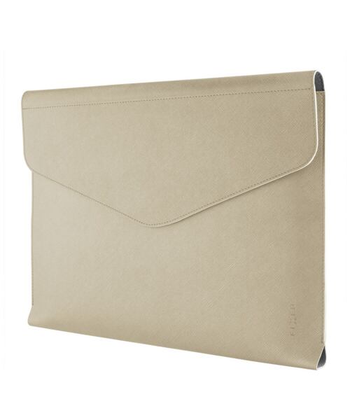 Pouzdro FIXED Siena pro notebooky a tablety o úhlopříčce do 13", krémové