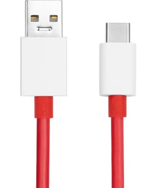 OnePlus SUPERVOOC Charge USB-A/USB-C Datový Kabel 10A 1,5m Red