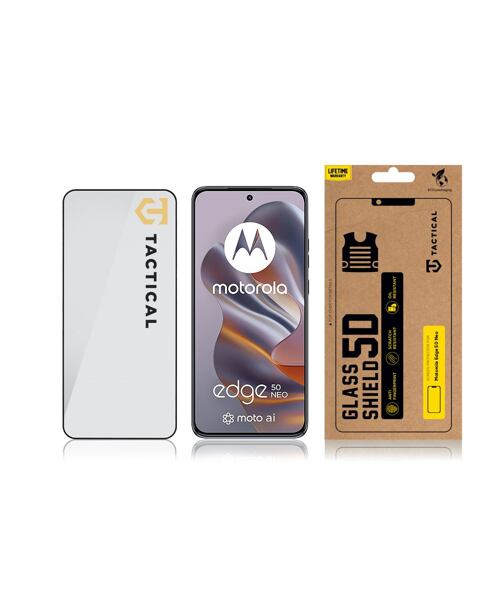 Tactical Glass Shield 5D sklo pro Motorola Edge 50 Neo Black