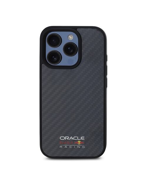 Red Bull Carbon Shiny Logo MagSafe Zadní Kryt pro iPhone 16 Pro Max Black