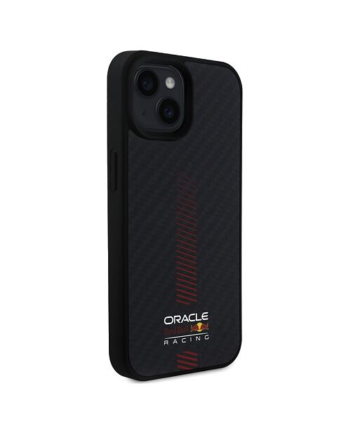 Red Bull Carbon Powerbar MagSafe Zadní Kryt pro iPhone 15 Black