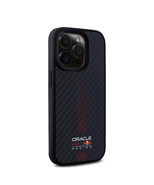 Red Bull Carbon Powerbar MagSafe Zadní Kryt pro iPhone 15 Pro Max Black