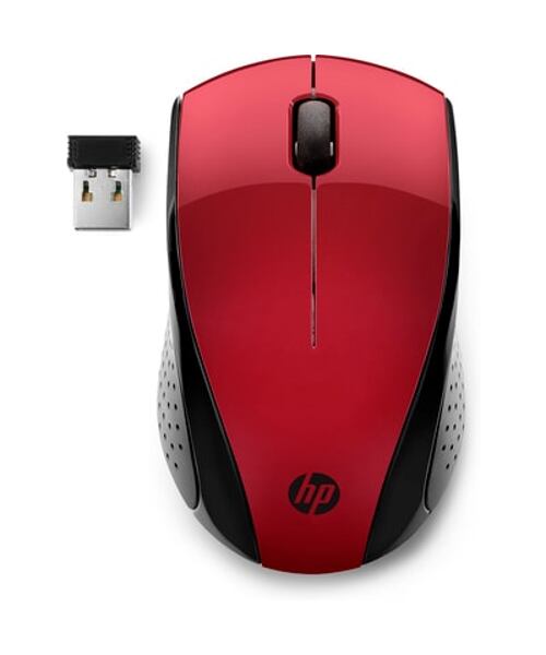 HP myš - 220 Mouse, wireless, red