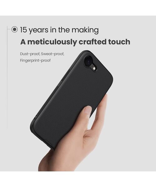 Nillkin Super Frosted PRO Zadní Kryt pro Apple iPhone 16e Black