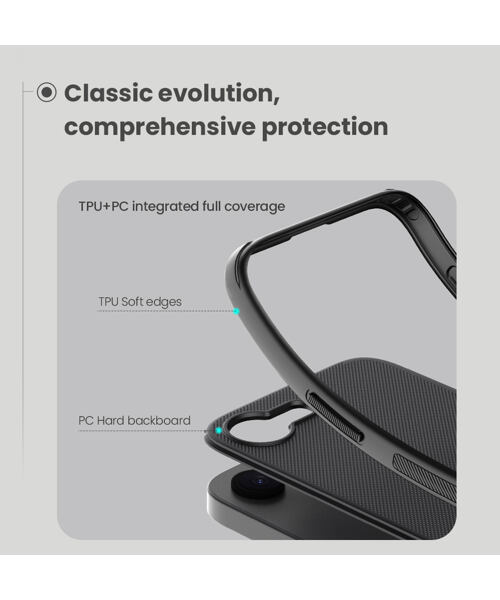 Nillkin Super Frosted PRO Magnetic Zadní Kryt pro Apple iPhone 16e Black