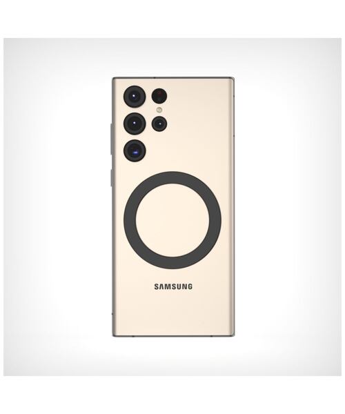 Magnetická nálepka na mobilní telefony pro použití technologie MagSafe FIXED MagPlate, černá