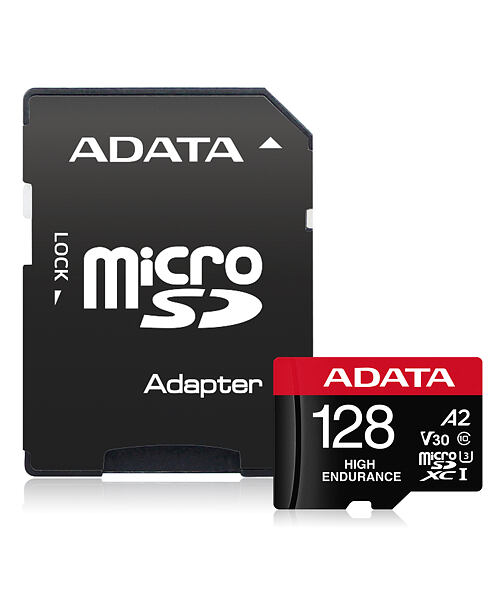 Adata High Endurance/Micro SD/128GB/UHS-I U3 / Class 10/+ Adaptér
