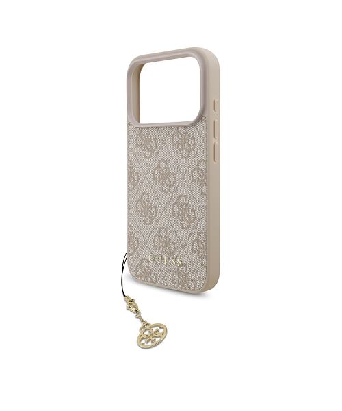 Guess 4G Charm MagSafe Zadní Kryt pro iPhone 17 Pro Tone on Tone Pink